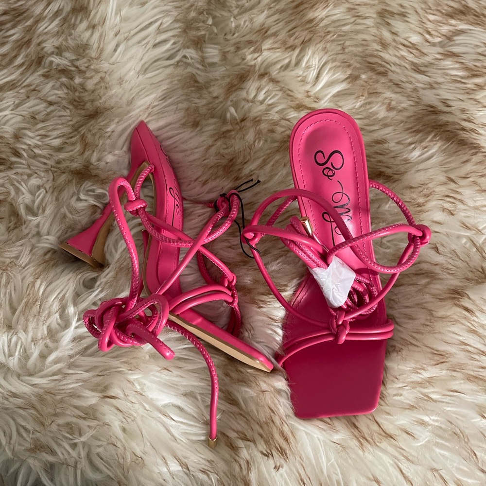 Pink heels